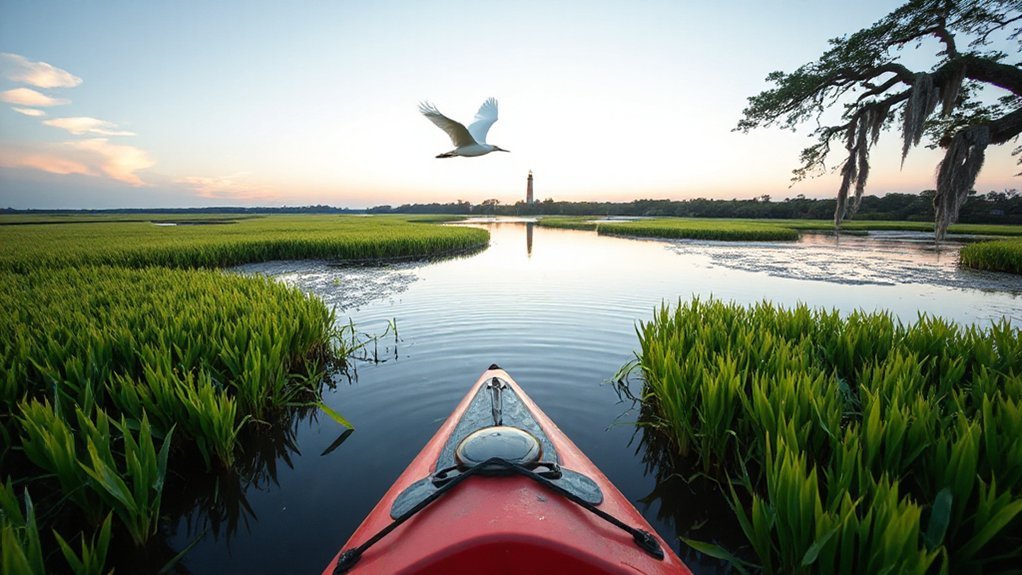 tide friendly back river paddling