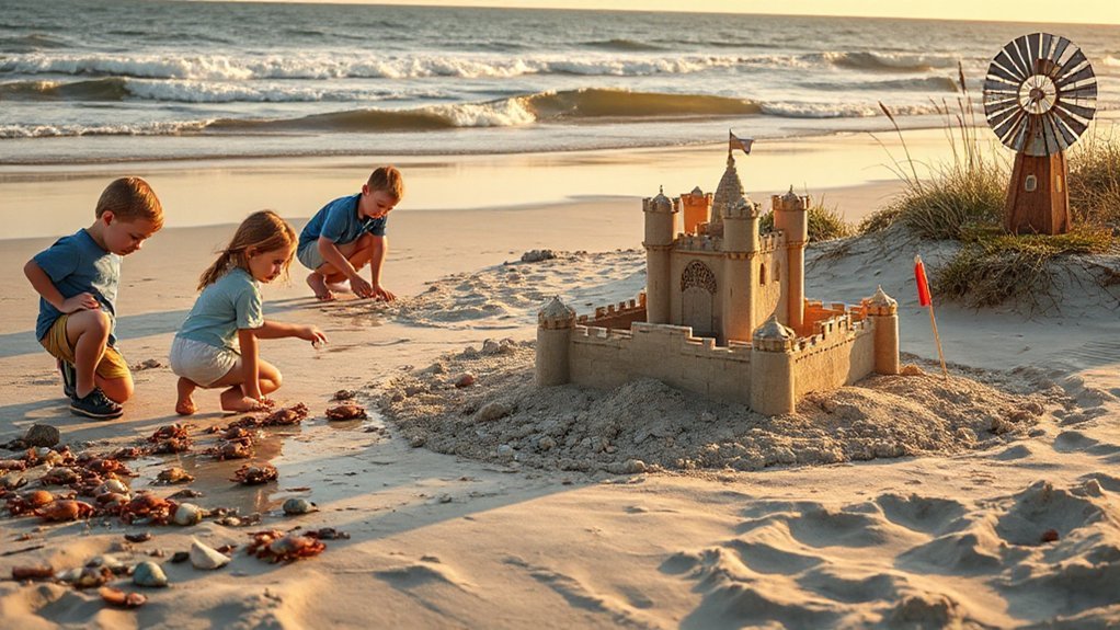 tidepools sandcastles playful mini golf