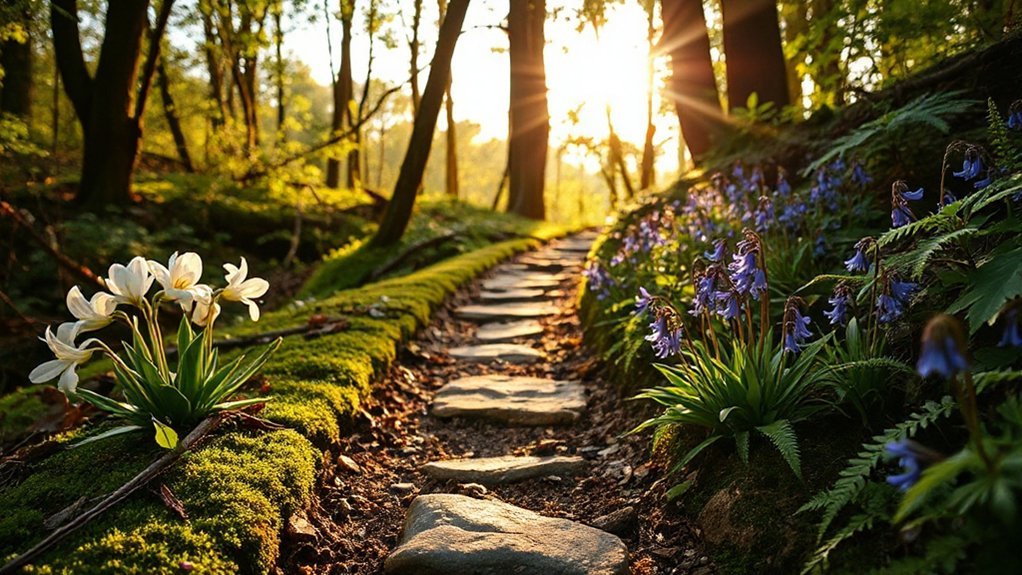trillium and phlox stroll