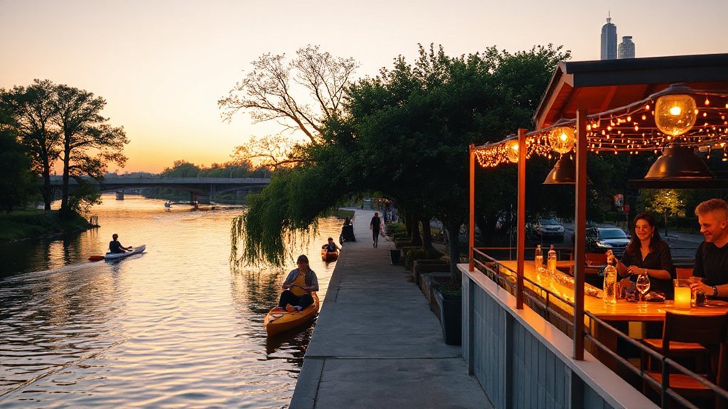 tubing trails rooftop nightlife