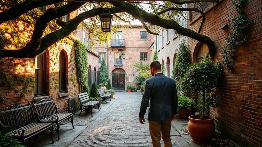 tucked away moonlit garden escapes