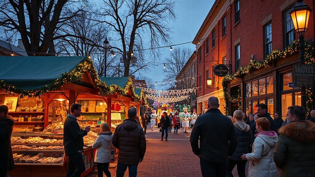 twinkling markets and parades