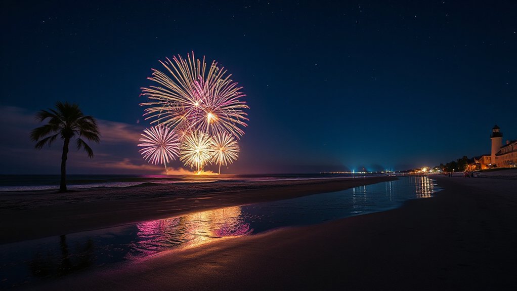 tybee island fireworks viewing