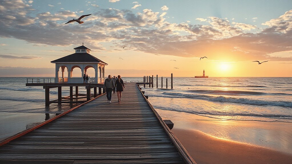 tybee pier sunset stroll