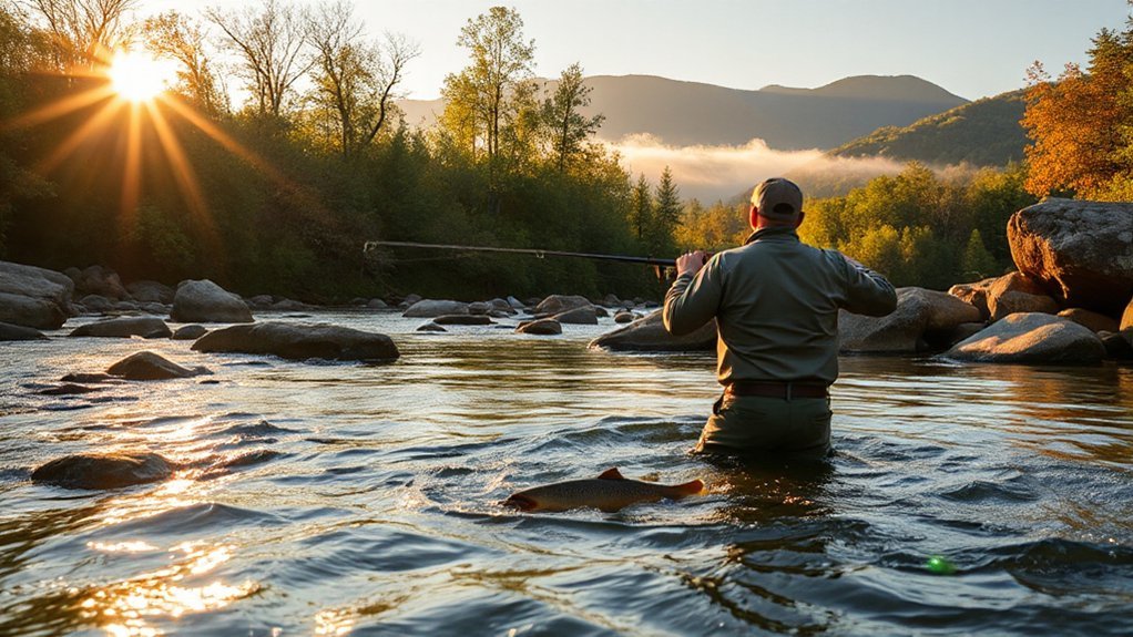 wading for toccoa trout