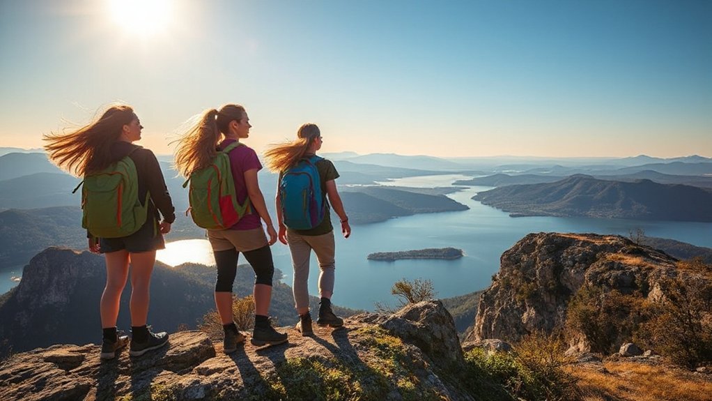 waterfalls climbing companionship stewardship