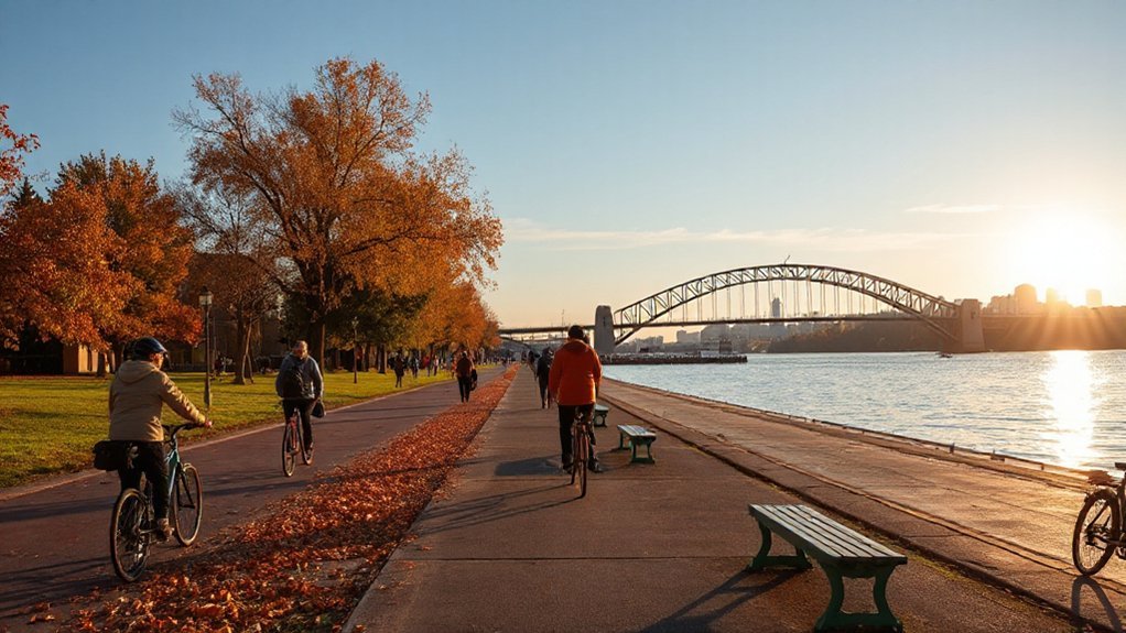 waterfront trails and parks