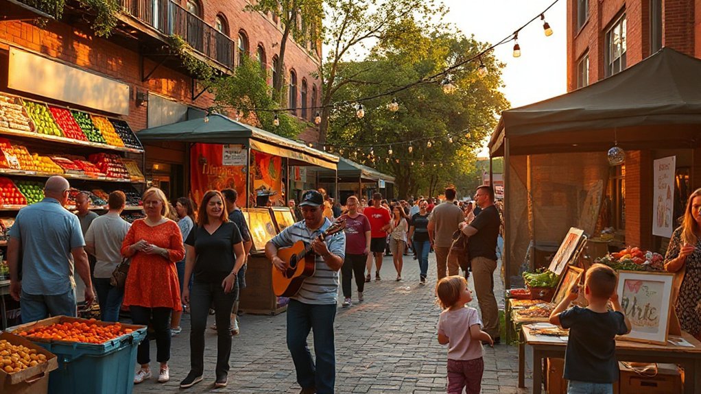 weekend markets art concerts