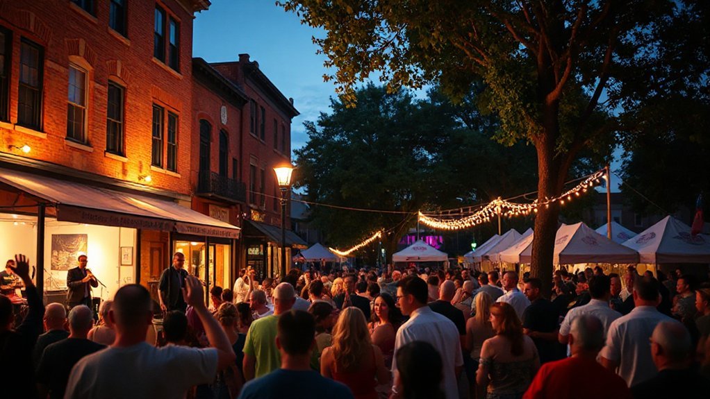 weekly shows seasonal festivals