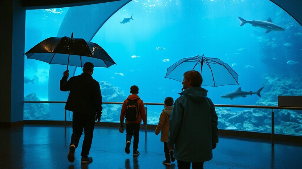 whale sharks belugas penguins