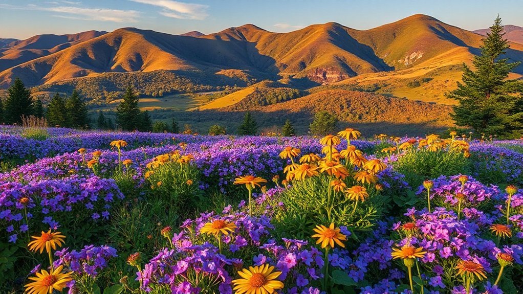 wildflowers mining roads birding