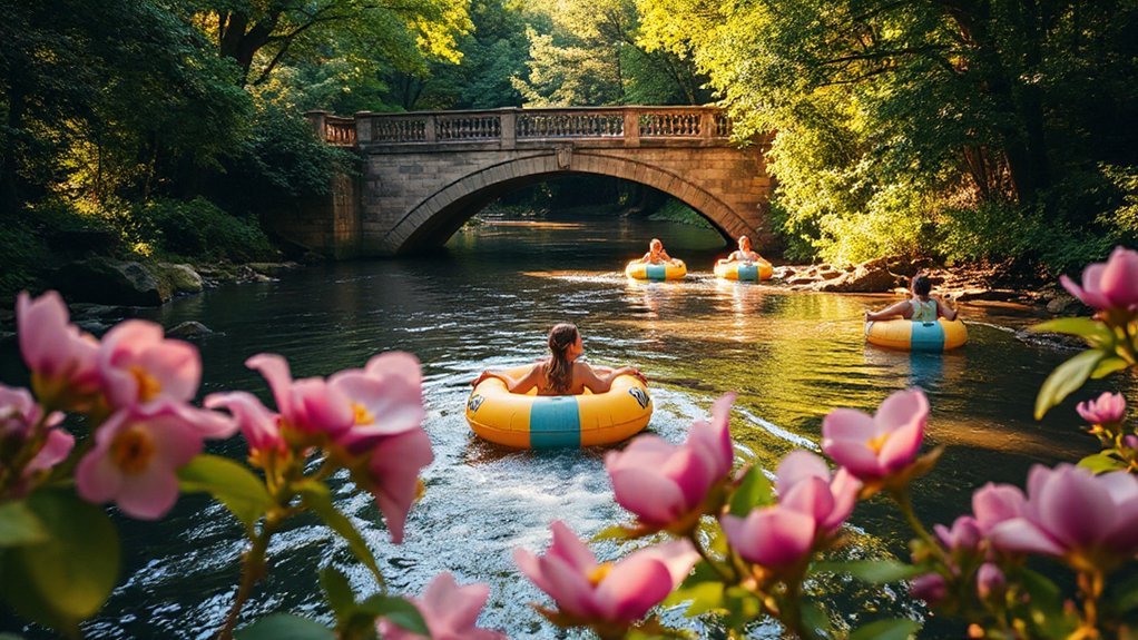 wildflowers tubing chattahoochee tranquility