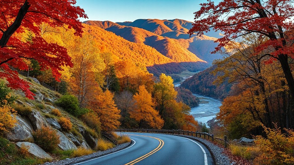 winding mountain roads overlooks