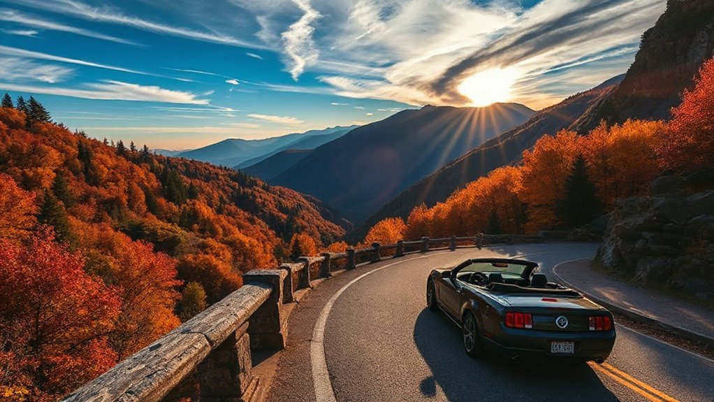 winding scenic mountain overlooks